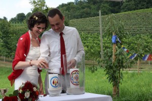 English wedding ceremony in Germany
